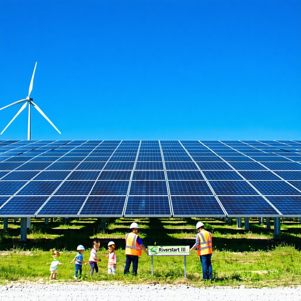 Community solar garden